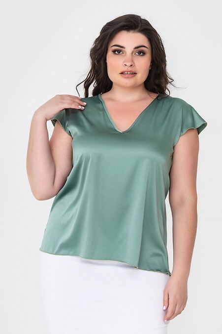 Блуза ANET. Блузи, сорочки. Колір: зелений. #3040525