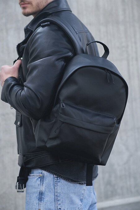 Herren Rucksack Compact Skin Schwarz - #8049526