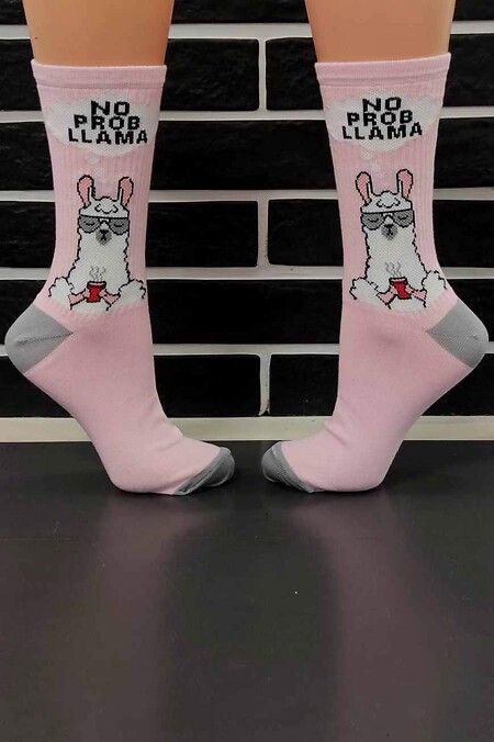 Socks. Golfs, socks. Color: pink. #8024527