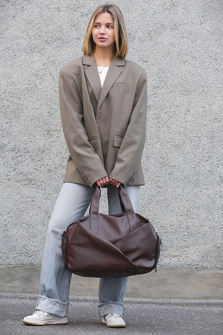 Braune Reisegepäcktasche für Damen - #8049531