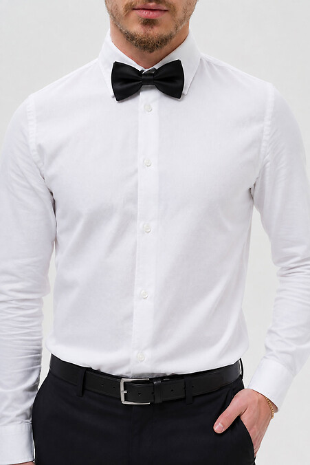 Мужской Классический Галстук Бабочка Bow Black - #8056545