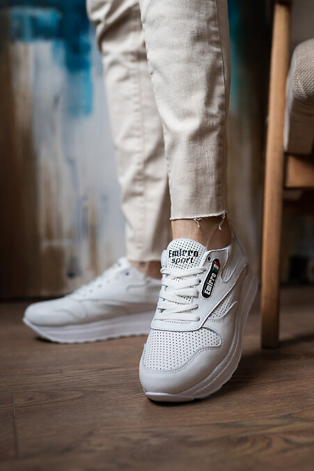 Female sneakers. Sneakers. Color: white. #8018547