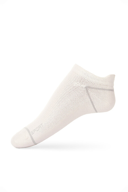 Socken Sport Style Milchig/Grau, - #2401552