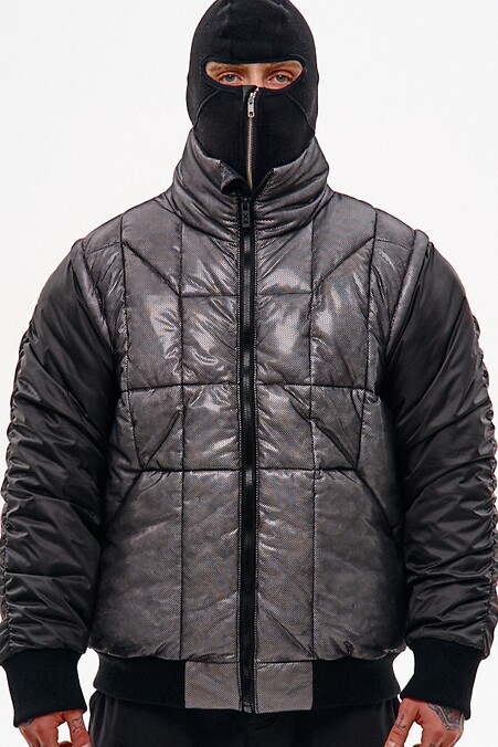 Halbsaison-Transformatorjacke „Metamorph“, grau - #8037553