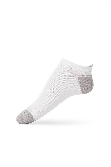 Socken Active Lines Weiß/Grau, - #2401554