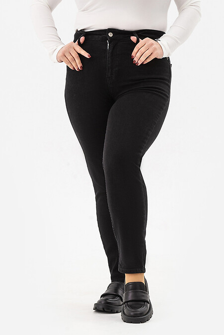 Schwarze Damenjeans. Jeans. Farbe: das schwarze. #4015554