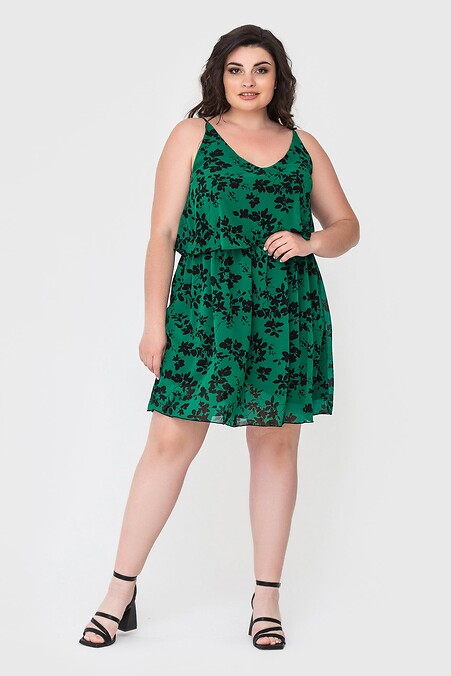Dress MAVKA. Dresses. Color: green. #3040555