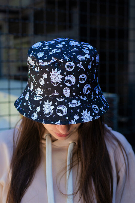 Bucket Hat Without Rick and Morty Woman. Hats, berets. Color: black. #8048556
