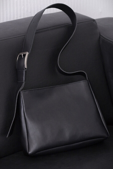 Жіноча Сумка Ківш Lingvini Black. Маленькі сумки. Колір: чорний. #8049556