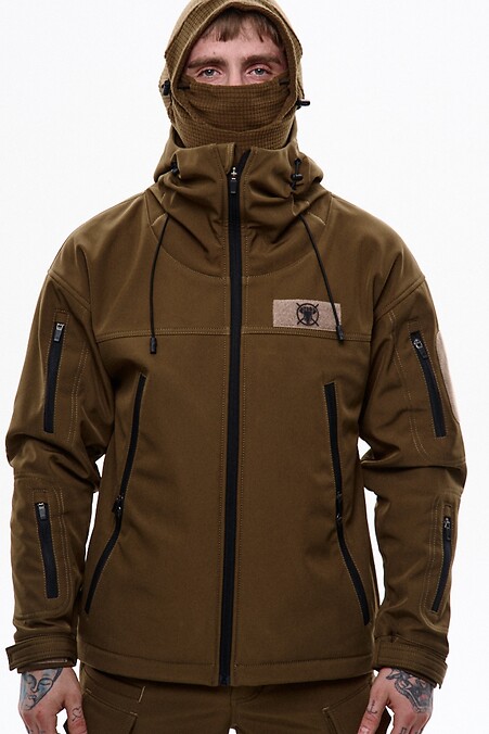Softshelljacke „Warrior“, Coyote - #8037557