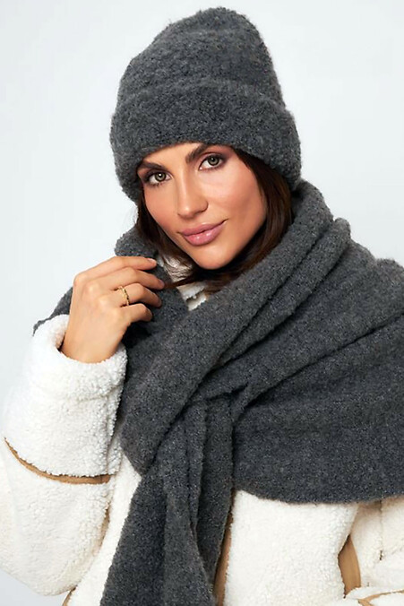 Women's MISSY CHIA dark gray hat - #4496558