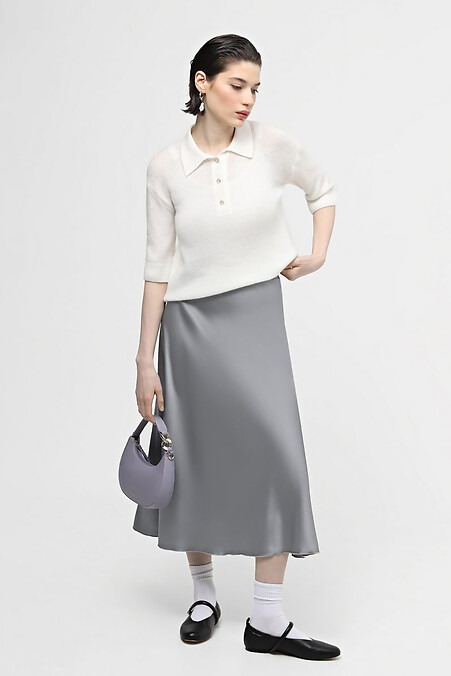 Women's white jumper. Jackets and sweaters. Color: white. #4038564