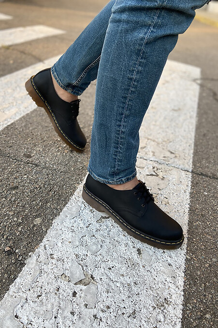 Men's leather shoes. Shoes. Color: black. #4205565