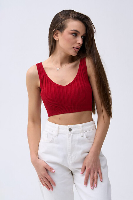 Red women's T-shirt. T-shirts. Color: red. #4038566