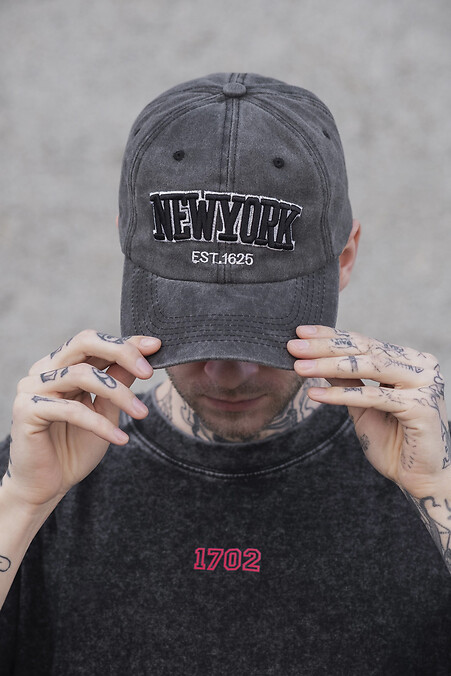 Чоловіча Кепка Бейсболка New York Gray - #8049566