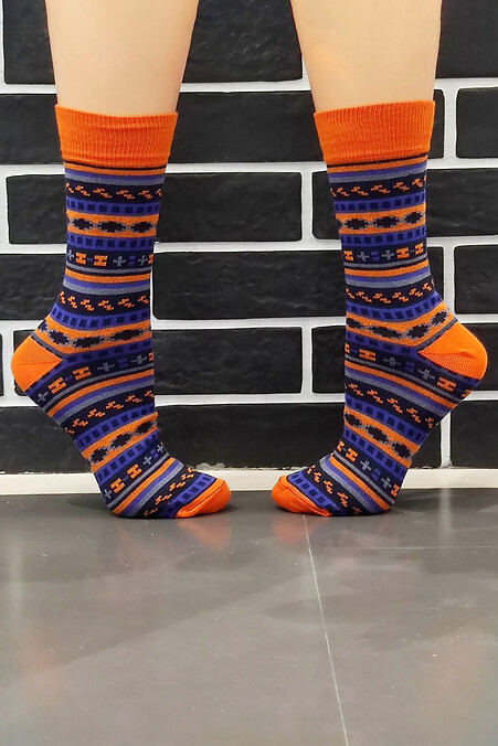 Носки Ornament. Гольфы, носки. Цвет: оранжевый. #8024567