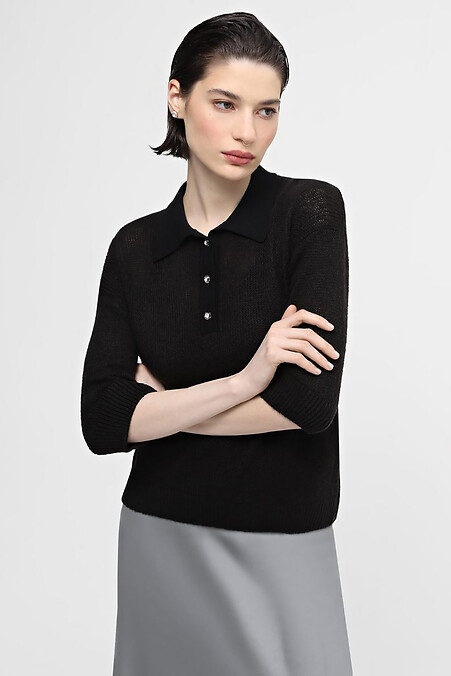 Schwarzer Damenpullover - #4038573
