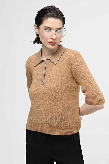 Women's light brown jumper. Jackets and sweaters. Color: brown. #4038576