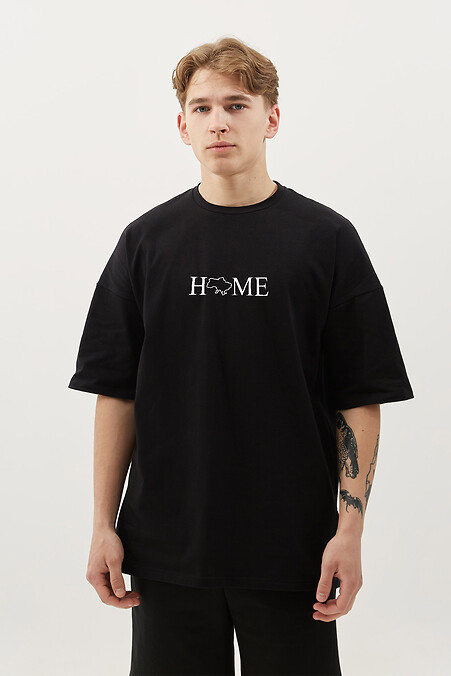 Herren-T-Shirt HOME_ukr. T-Shirts. Farbe: das schwarze. #9000578