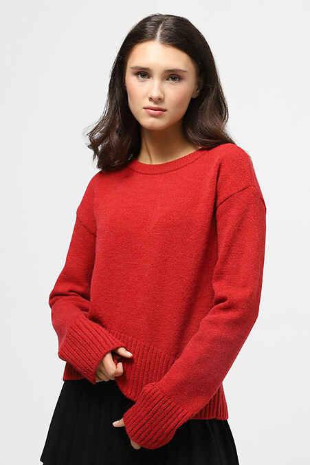 Women's red jumper. Jackets and sweaters. Color: red. #4038590