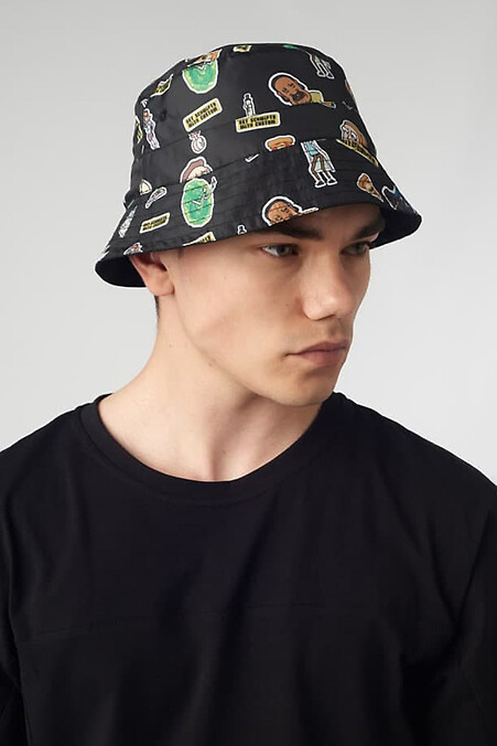 Панамка двухсторонняя Rick and Morty Black/Black. Шапки, береты. Цвет: черный. #8025592