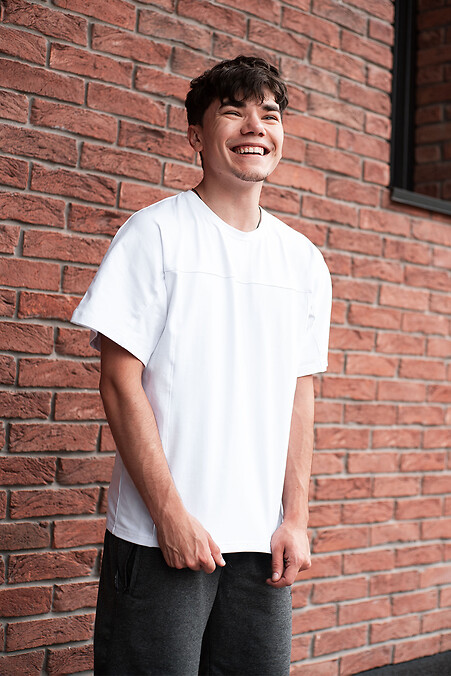 Ronin Custom Wear Übergroßes T-Shirt weiß. T-Shirts. Farbe: weiß. #8025595