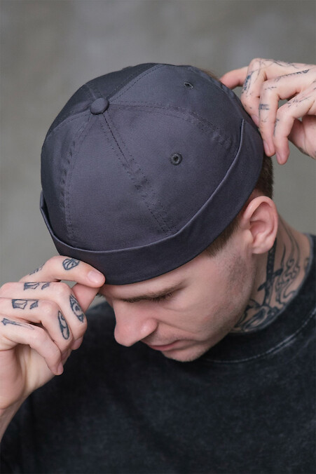 Чоловіча Кепка Докер Monarch Dark Gray - #8049596