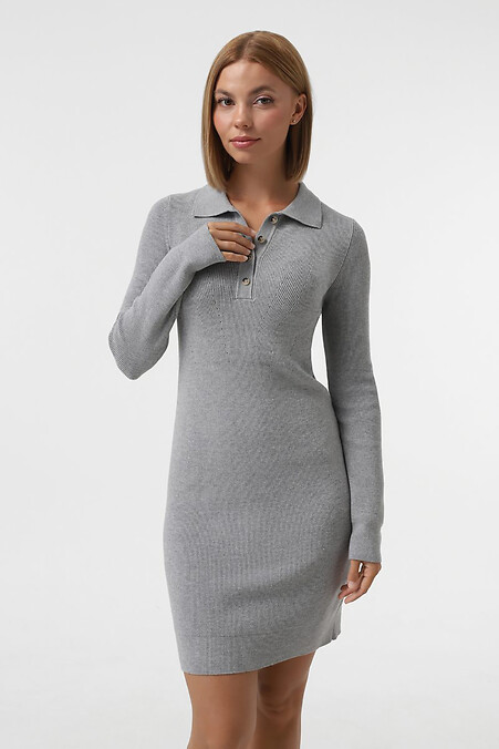 Light gray women's dress. Dresses. Color: gray. #4038606