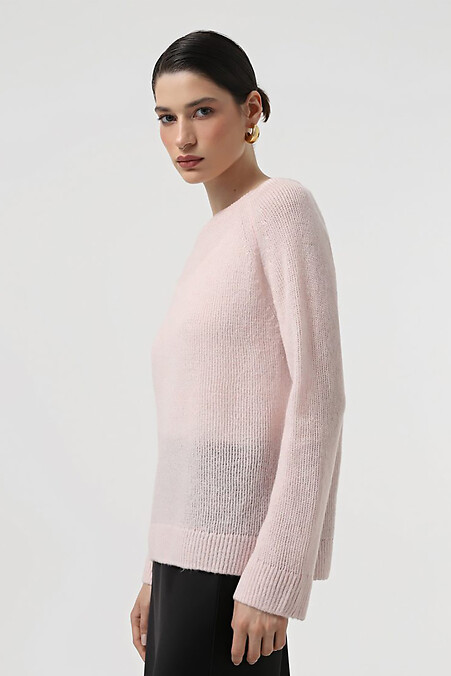 Dunkler Puderpullover für Damen - #4038624