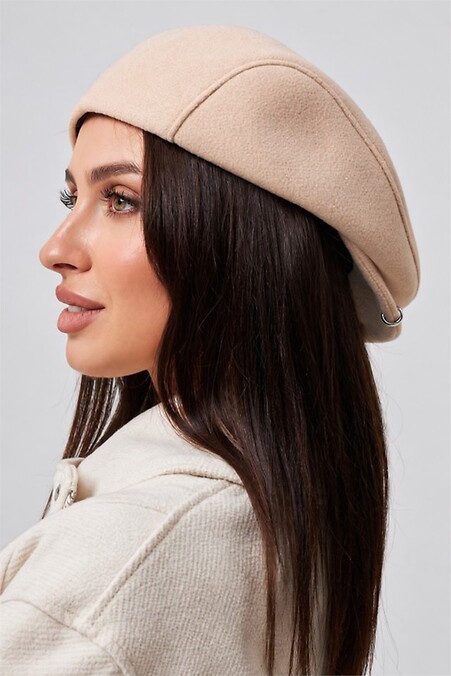 Women's apricot-colored cap - #4496625