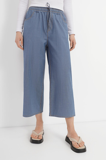 Dżinsy dla kobiet. Spodnie. Kolor: niebieski. #4014627