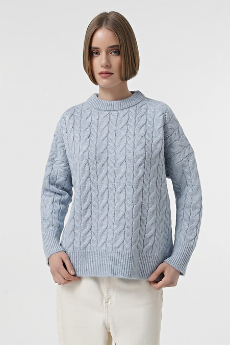 Blue women's jumper. Jackets and sweaters. Color: blue. #4038641