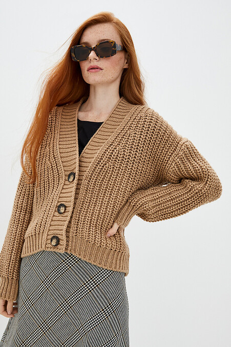 Kurtka Vintage. Kurtki i swetry. Kolor: brązowy. #4037652