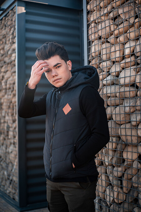 Reversible Vest Custom Wear Vest. Outerwear. Color: black. #8025658