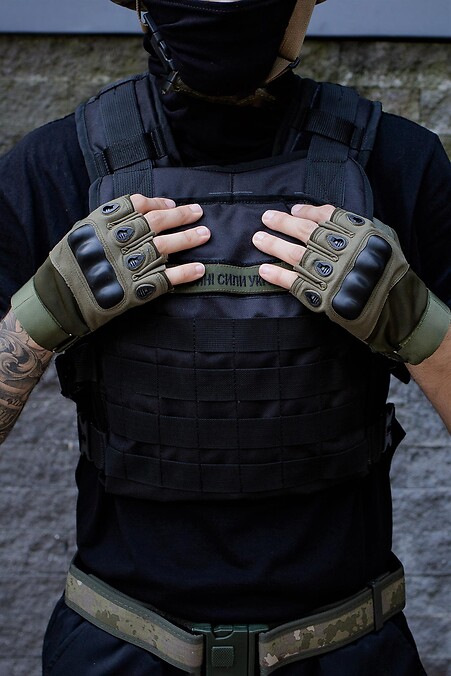 Военные Тактические Перчатки Finger Khaki - #8048685
