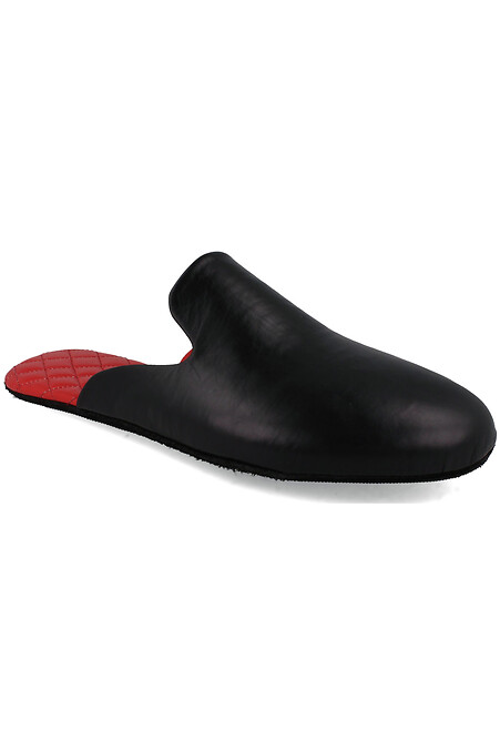Herren Hausschuhe. Pantoffeln. Farbe: das schwarze. #4101703