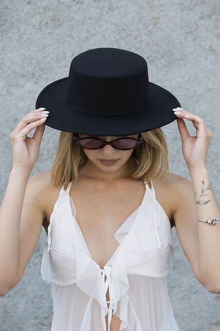 Women's Hat Walter Basic Black. Hats, berets. Color: black. #8049705