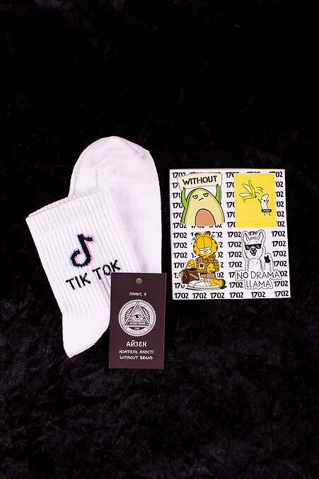 Socken Tik Tok Weiß. Golf, Socken. Farbe: weiß. #8042707