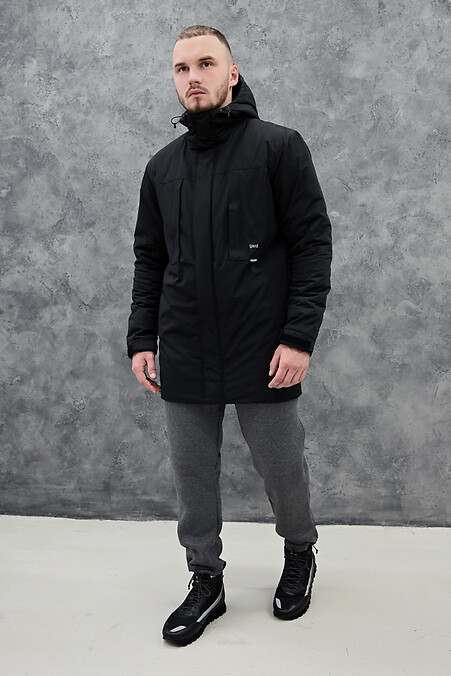 Halbsaison-Herrenparka FRANCO I schwarz 4/21. Oberbekleidung. Farbe: das schwarze. #8011708