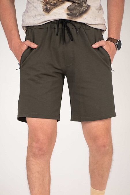 Herrenshorts Khaki Clirik. Shorts und Hosen. Farbe: grün. #8025720