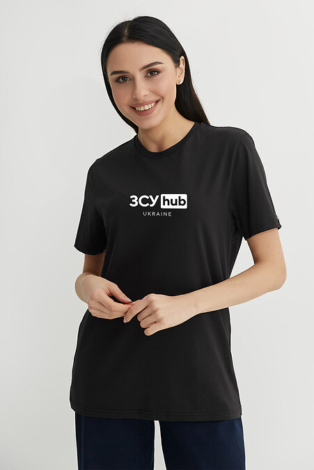 Women's T-shirt ΠΠ‘Π£_HUB. T-shirts. Color: black. #9000780