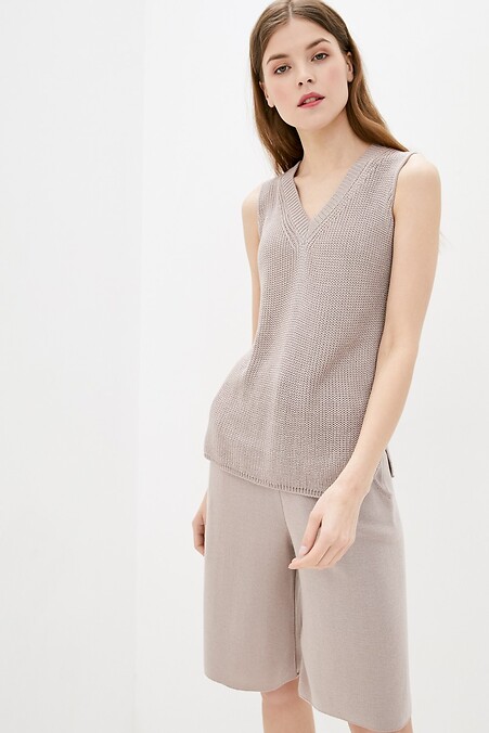 Knitted suit for women. Suits. Color: gray. #4037797
