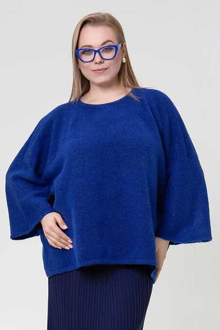 Damenstrickpullover in blau - #4038809