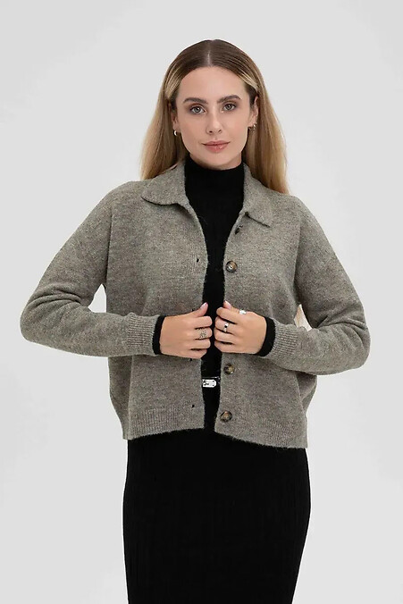 Damenstrickjacke in grün - #4038826