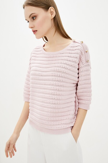 Sweter dla kobiet. Kurtki i swetry. Kolor: różowy. #4037868