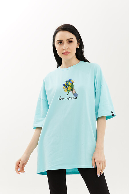 T-shirt LUCAS Квітни як Україна. T-shirts. Color: blue. #9000880