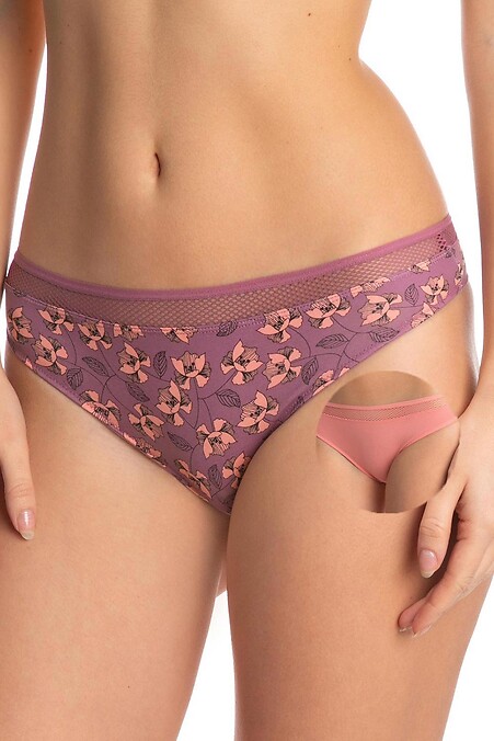 set of panties for women (3). Panties. Color: purple, pink. #4028888