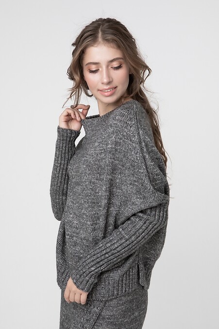 Sweter dla kobiet. Kurtki i swetry. Kolor: szary. #4037909