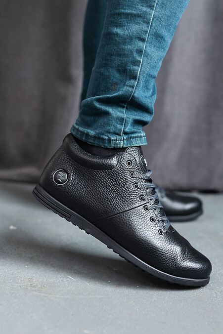 Мужские ботинки. Ботинки. Цвет: черный. #8018926