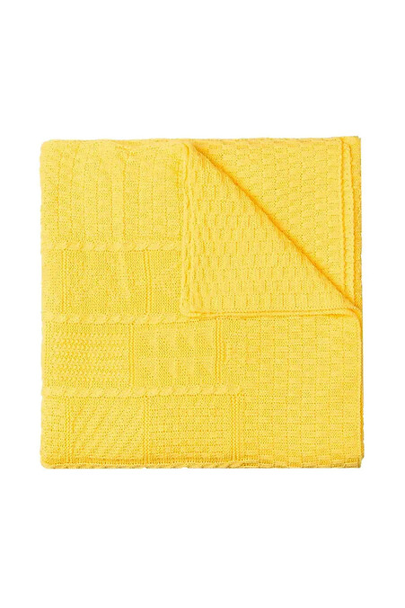 Gelbe Strickdecke - #4038953